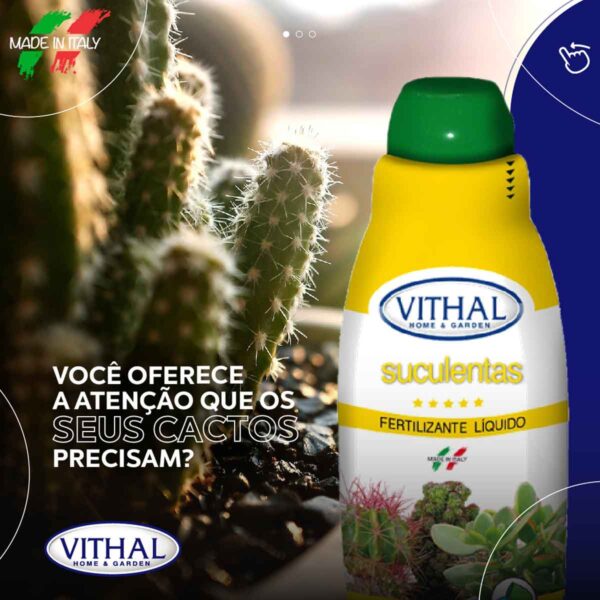 Fertilizante Líquido Para Suculentas Vithal - 250ml - Image 4